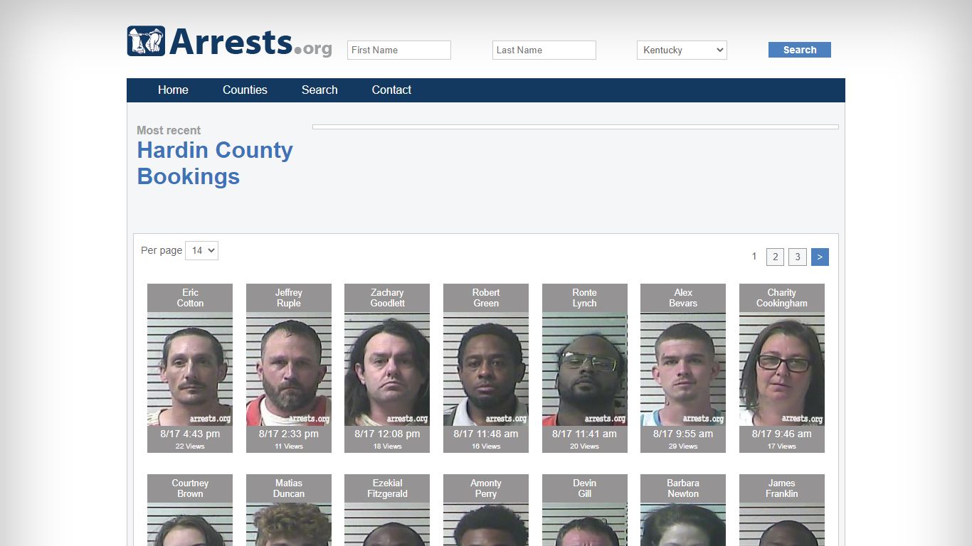 Hardin County Arrests and Inmate Search